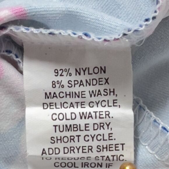 Barbara Gerwit Shift Mini Dress Womens Sz M Blue Seashell Nautical Print - Picture 4 of 10